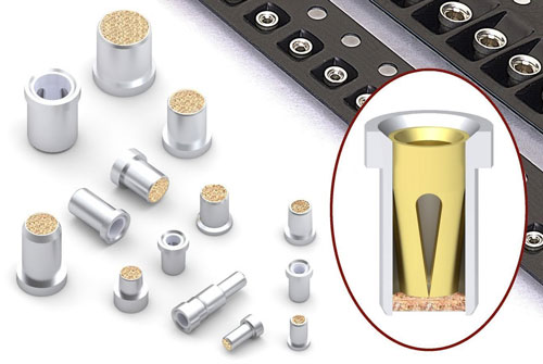 Solder Barrier Pin Receptacles & Sockets with OFP® Knockout Bottom