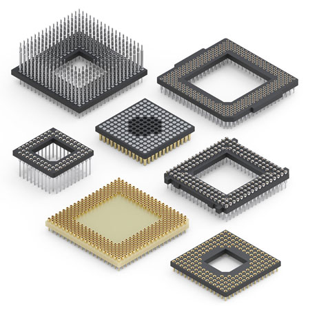 Machined Pin PGA Sockets and Interconnects