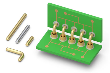 Straight and Right Angle Machined PCB Pins