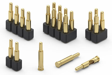 3 mm (.118") Maximum Stroke Spring-Loaded Contacts