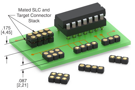 Low Profile Spring-Loaded Target Connectors