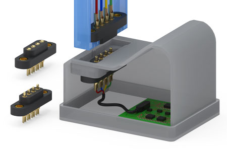 Rugged, Spring-Loaded Wire Termination Connectors