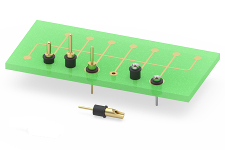 Insulated terminals In a Printed Circuit Board