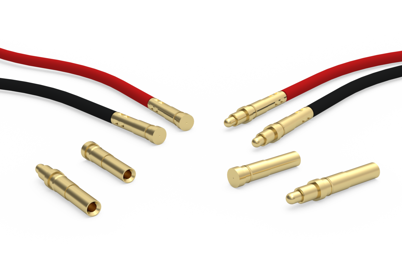 Pre-Wired Discrete Spring-Loaded Cable