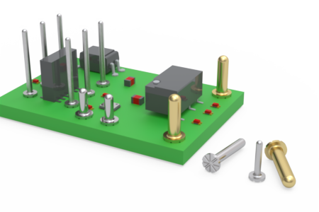 Sure-Hold Surface Mount PCB Pins