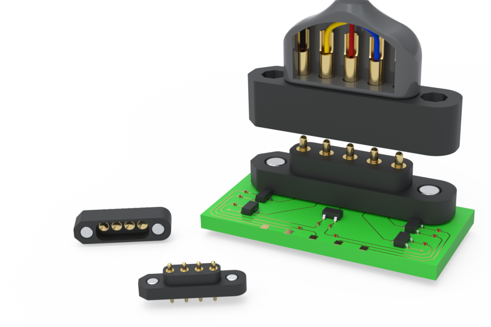 Maxnetic® Spring-Loaded Connectors