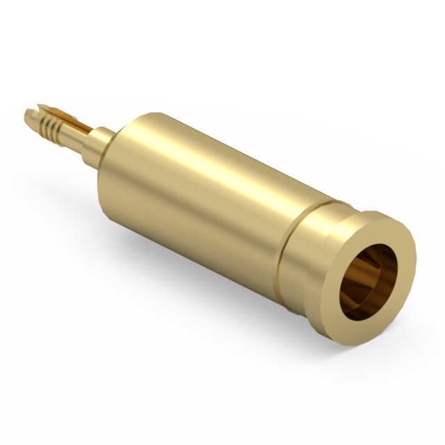 8963-0-31-01-08-27-04-0 - Receptacle With Compliant Press-Fit Tail