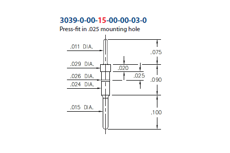 Pin 3039 Large