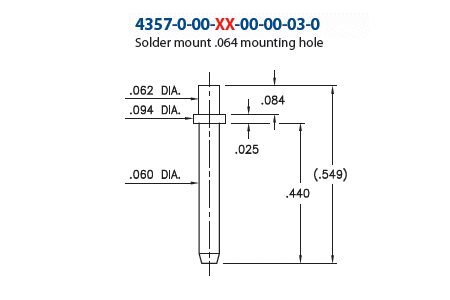 4357 - Pin | Mill-Max Mfg. Corp.