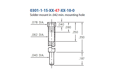0301 - Receptacle | Mill-Max Mfg. Corp.