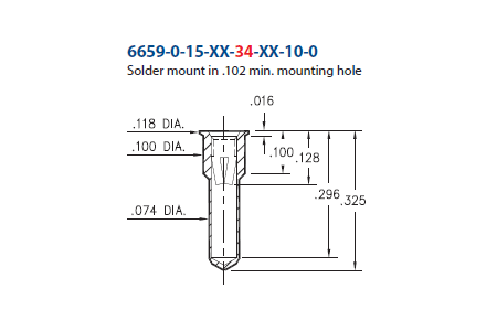6659 - Receptacle | Mill-Max Mfg. Corp.