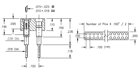 Socket 416-XX-XXX-41-006000 Large