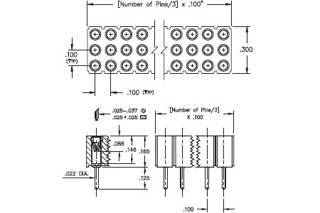 Xxx10 - 805-XX-XXX-10-012000 - Interconnect Socket | Mill-Max Mfg. Corp.