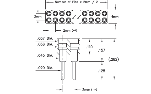 Socket 832-XX-XXX-10-003000 Large