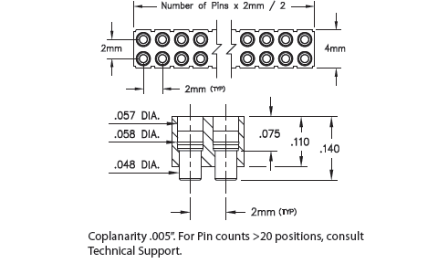 Socket 832-XX-XXX-30-003000 Large