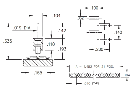 Socket 862-XX-XXX-30-180000 Large