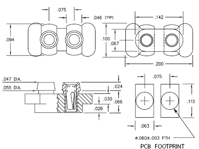 Socket 388-XX-XXX-11-740800 Large