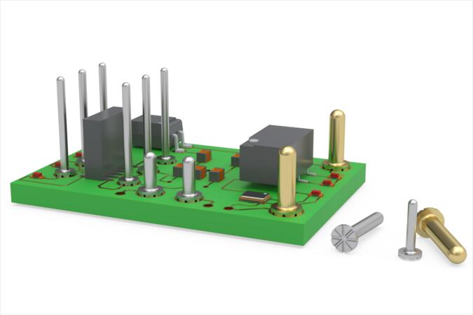 Sure-Hold Surface Mount PCB Pins