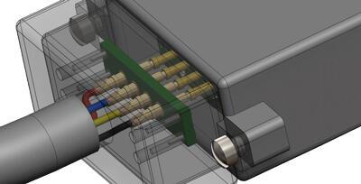 Spring Pins in a Blind Mate Application