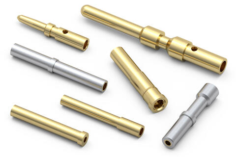 Crimp Pins and Receptacles