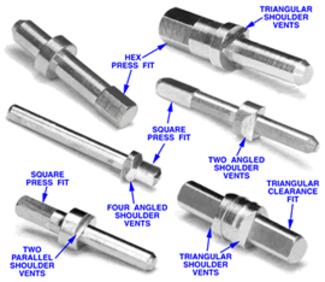 Press-fit PCB Pins for Plated Through-Holes