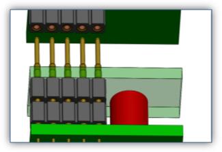 Disengaged Pass Through Connectors