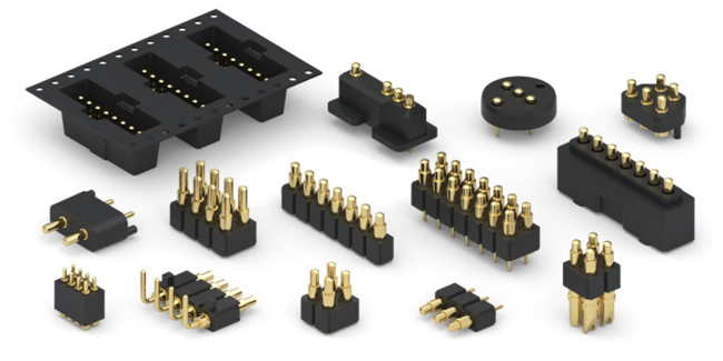 Spring-Loaded Pogo Connectors