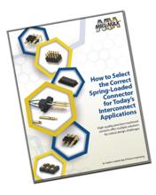 How to Select the Correct Spring-Loaded Connector Whitepaper