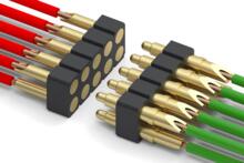 Spring-Loaded Connectors For Wire termination