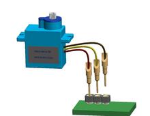 Solder-cup pins attached to wires